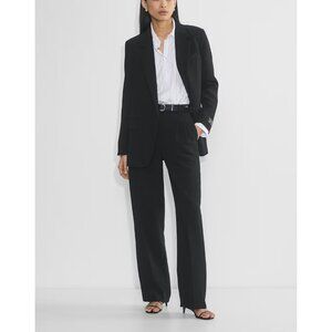 NEW Aritzia The Effortless Pant Crepette in Black, Size 0 Regular, $148